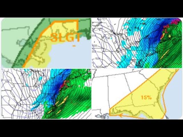 Red Alert! Crazy Wild Weather Week ahead! Severe WX & Floods for South & Bombogenesis Nor'easter!