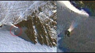 Mystery Object on the slope of a hill in Antarctica