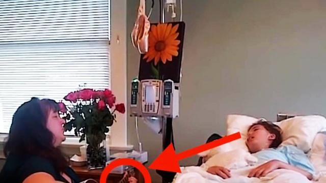 Girl with cancer falls into coma, then her dad captures something heartbreaking on his phone