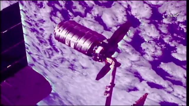 Cygnus Spacecraft Departs Space Station