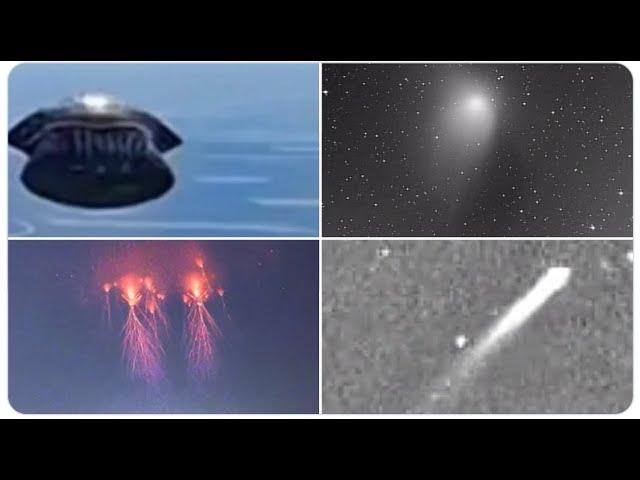 Two Inner Solar System Comets, Sprites & a UFO*! + ICE STORM South USA & Major New Zealand floods!