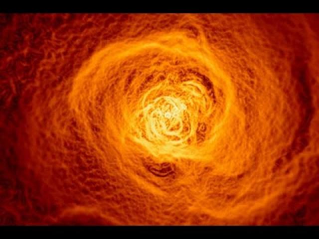 Cosmic Tsunami! Galaxy Cluster Flyby Triggers Gravitational Disturbance | Video