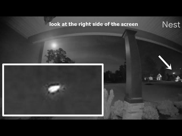 UFO Viewed on Nest Doorbell Camera in Newnan, GA