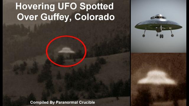 Hovering UFO Spotted  Over Guffey, Colorado?