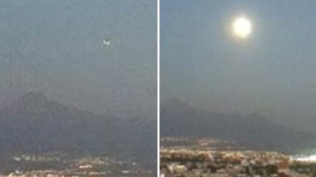 Mysterious Bright & Glowing UFO Leaving Volcano over Mexico - FindingUFO
