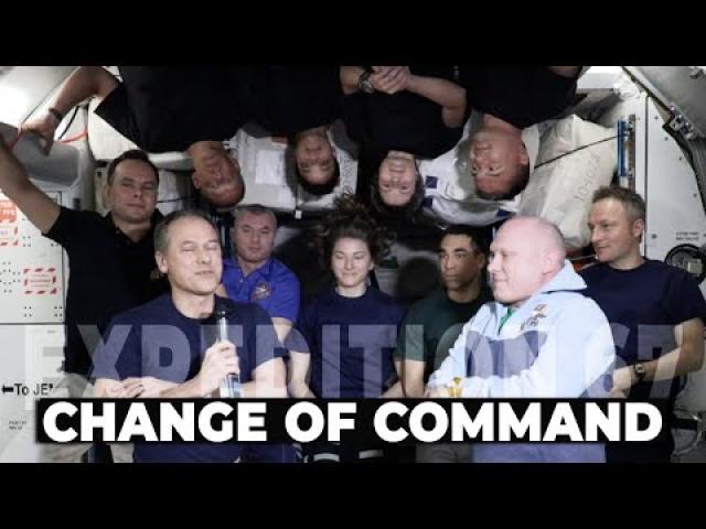 Change of Command of International Space Station Takes Place