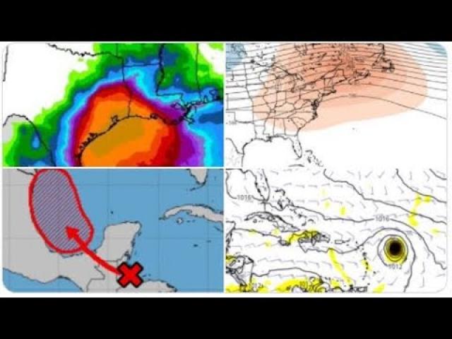 Alert! Two areas of Trouble for Hurricane Watch! Major Flood coming to Texas & Louisiana regardless.