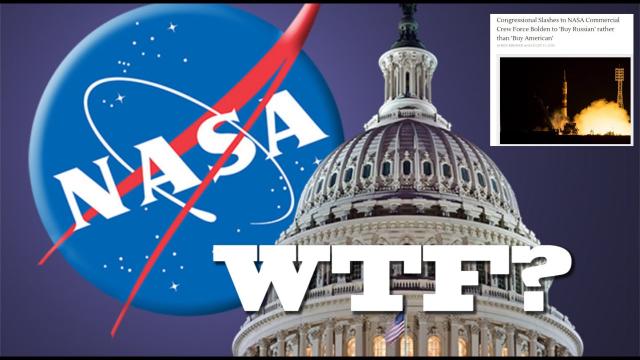 NASA accuses Congress of choosing Russia over America