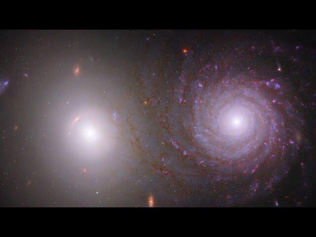 Video of Galaxy Pair VV 191 (Webb and Hubble Composite Image)