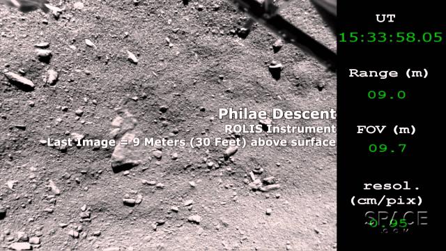 Philae Lander Seen Post-Touchown By Rosetta? + New Descent Pics  | Video