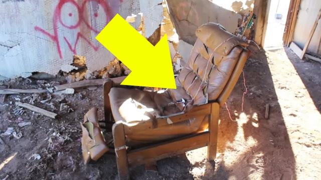Guy Finds Abandoned Prison Equipped With A Homemade Electric Chair In The Middle Of The Desert