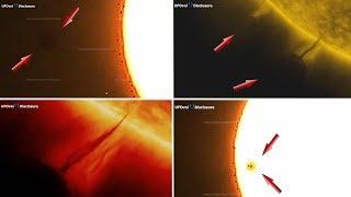 The sun is drained by objects that consume plasma, says physics.
