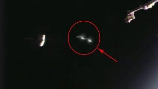 UFO filmed ‘MONITORING International Space Station’ in Nasa live feed!
