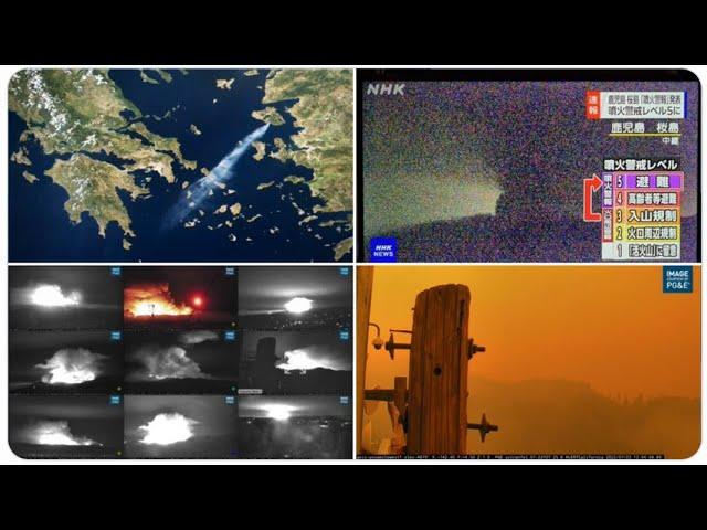 RED ALERT! Japan Volcano Eruption & Evacuations! Major California Wildfire & Texas Smokenado!