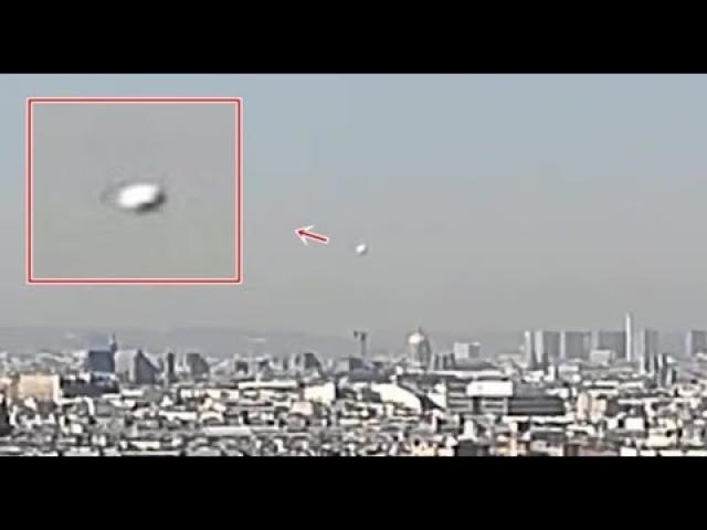 UFO Watches Over Paris, France