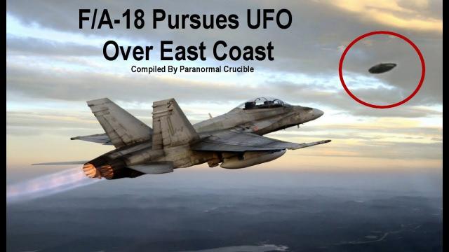 F/A-18 Pursues UFO  Over East Coast