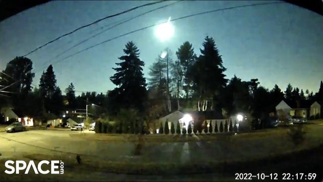 Fireball lights up skies over Washington state