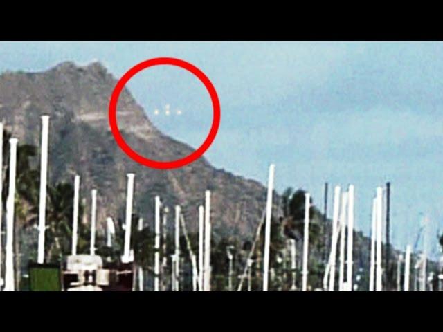 UFO A Group Of Unidentified Flying Objects Recorded On Video In Hawaii