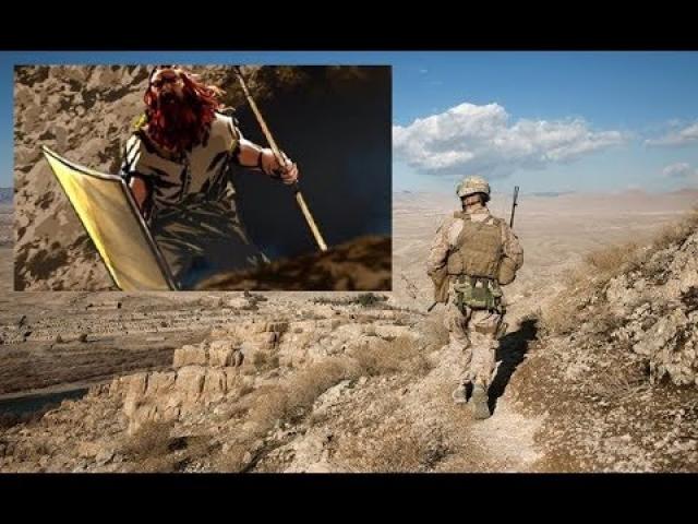 US Marines encounter Red Haired Giant in Afghanistan