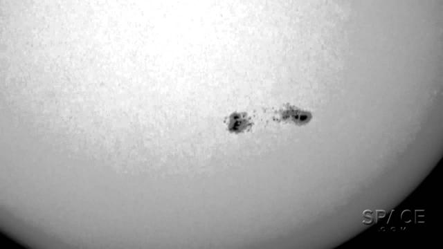 Sunspot Group's Break-Up Captured By Orbiting Observatory | Time-Lapse Video