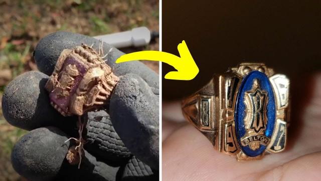 Girl That Finds Ring In The Dirt Learns Of Its Origin 30 Years Later