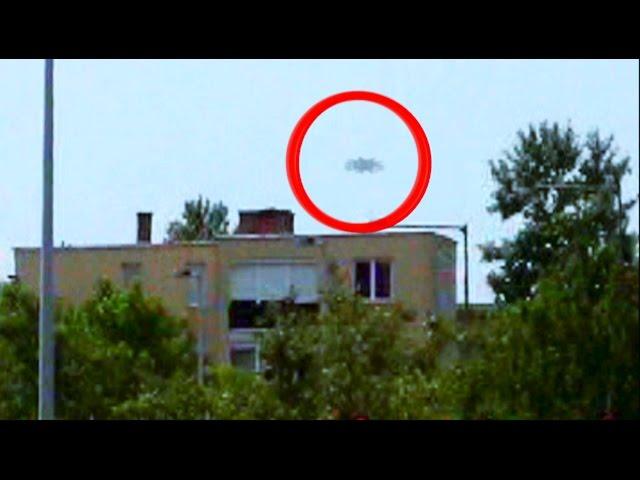 UFO Flying Over A Building In Hungary September 2014