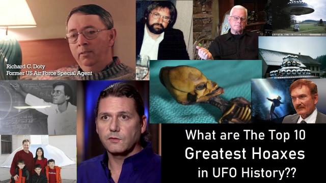 The TOP TEN Greatest Hoaxes in UFO History -