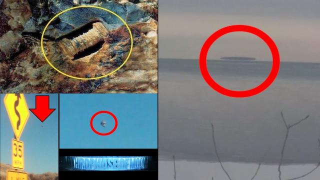 "WOW" 300 Million Year Old Screw Russia! Lake Erie HUGE USO! Alien UFO Craft Near Area 51 12/21/2016