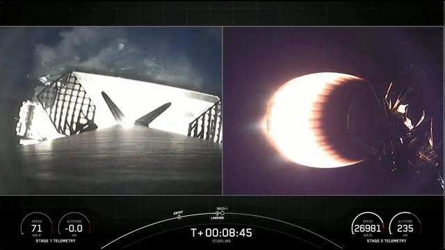 SpaceX launches Starlink batch after multiple scrubs, nails landing at sea