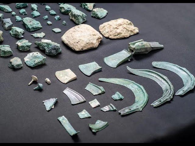 LARGE ASSEMBLAGE OF BRONZE AGE ARTEFACTS FOUND IN OBERHALBSTEIN