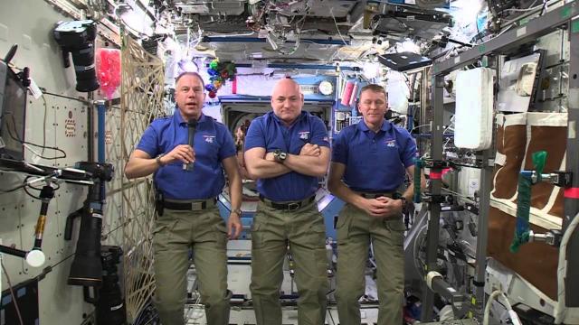 Happy Holidays from the International Space Station Crew