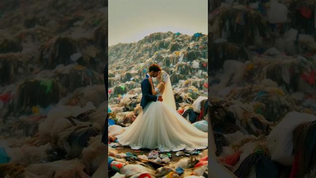 Taiwan ???????? Garbage Wedding ???????? #taiwan #garbage #wedding