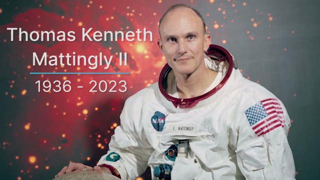 Apollo astronaut Thomas K. Mattingly II remembered by NASA