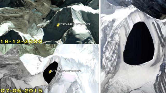 Secret Entrance Underground Base Found with Google Earth in Nepal (Himalaya Mountains) - FindingUFO