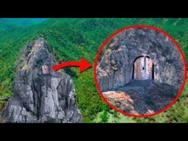 They found a hidden entrance in this mountain, and everyone was shocked by what they saw there