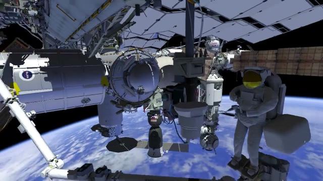 Spacewalkers will collect samples to see if microorganisms exist on space station - Animation