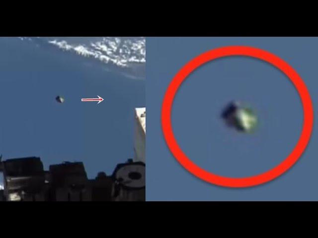 UFO At Space Station Shoots Out Into Space