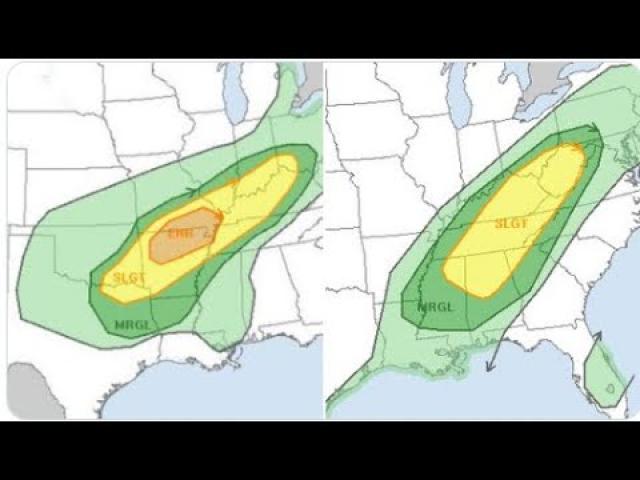 Red Alert! Deadly Tornadoes yesterday & the possibility for Dangerous Tornadoes Today & Tomorrow.
