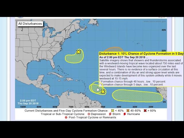 3 potential Hurricanes could hit the USA in next 2 weeks.