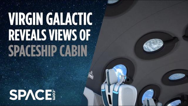 Virgin Galactic's Spaceship cabin revealed with multiple views