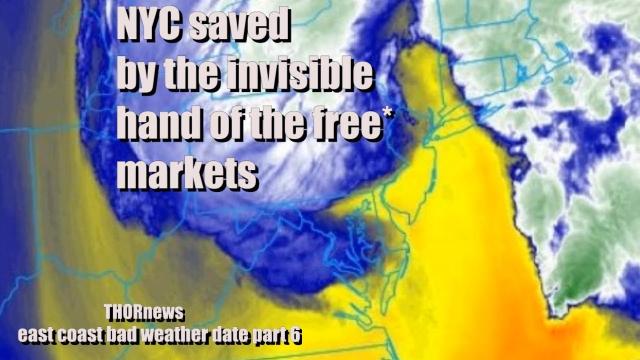 NYC saved by the Invisible hand of the Free* Market?  an East Coast Bad Weather Date part 6