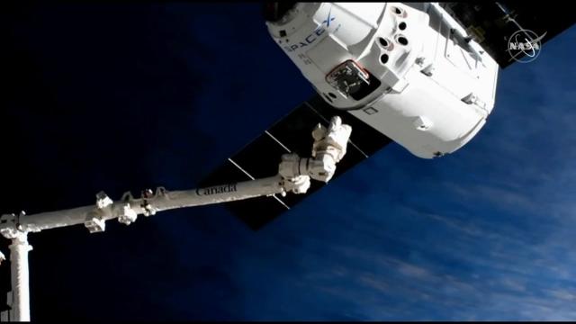 SpaceX Dragon Captured by Space Station - CRS-18 Mission Arrives