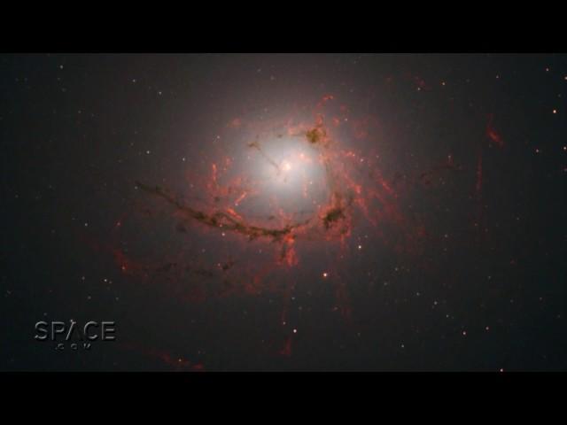 Oddball Galaxy With 'Tangled Threads' Snapped By Hubble | Video
