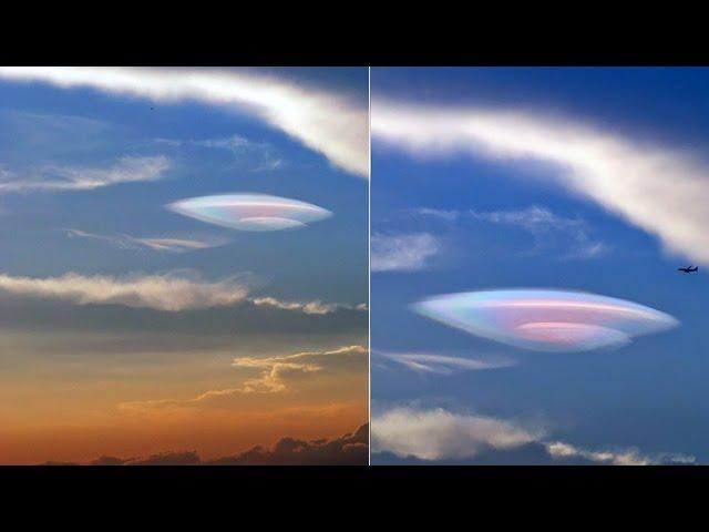 Giant UFO Caught During Sunset Over China, Aug 4, 2014