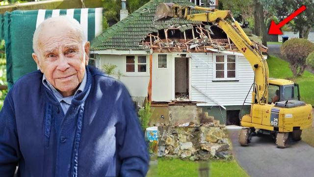 Millionaire demolished older man's house and saw his childhood photo among the ruins