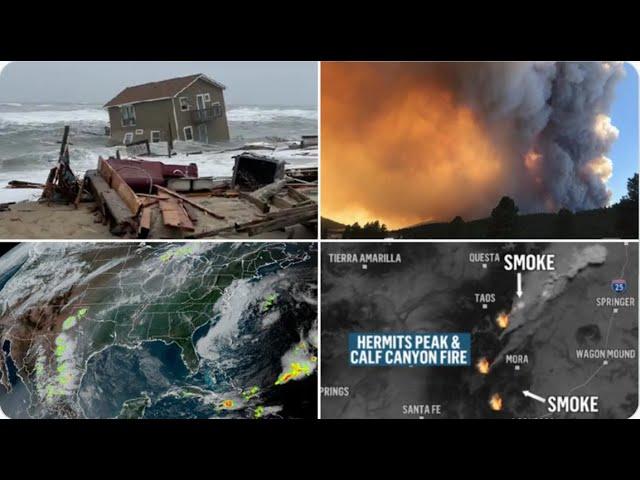 S Carolina Earthquake swarm! Luna & Coinbase melting down! Wildfires raging in NM! Storms over TX!