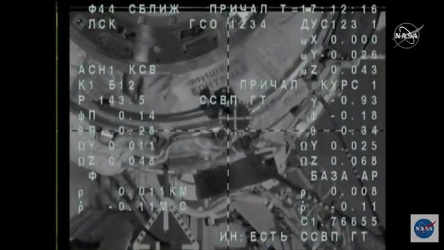 Contact! Soyuz carrying new crew docks with space station