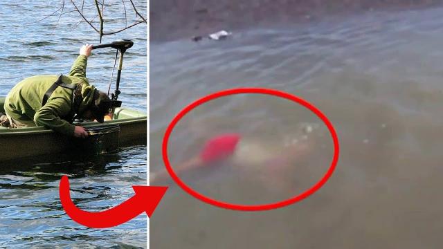 This Fisherman Thought He Pulled ‘Porcelain Doll’ From Water, Then It Squeaked