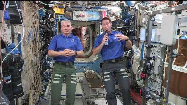 Space Station Crew Talks with WeatherNation