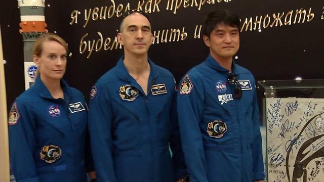 Expedition 48-49 Crew Final Launch Preparations in Kazakhstan
